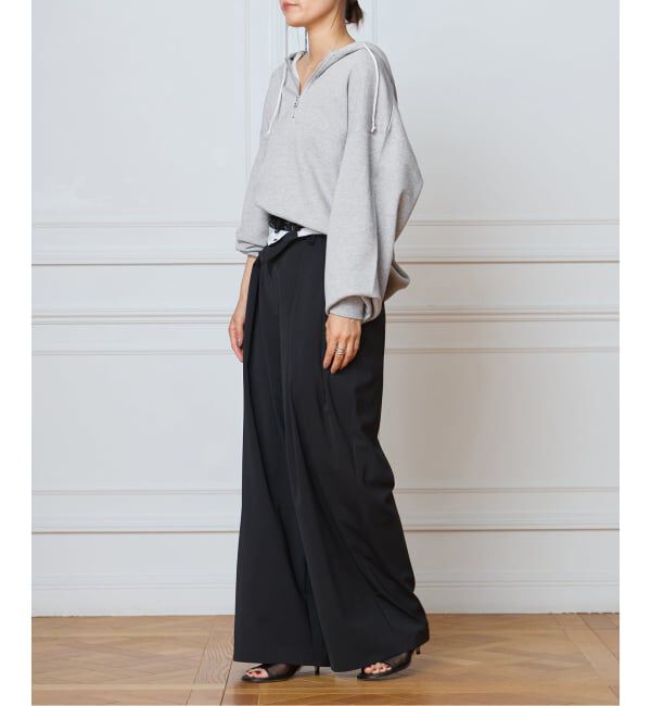 IENA LA BOUCLE「《予約》IENA LA BOUCLE ピグメントバイオジップパーカー」|パーカー|