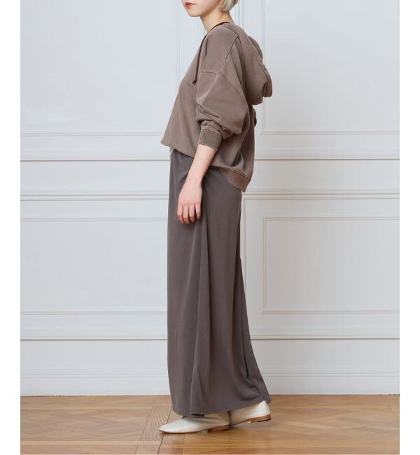 IENA LA BOUCLE「《予約》IENA LA BOUCLE ピグメントバイオジップパーカー」|パーカー|