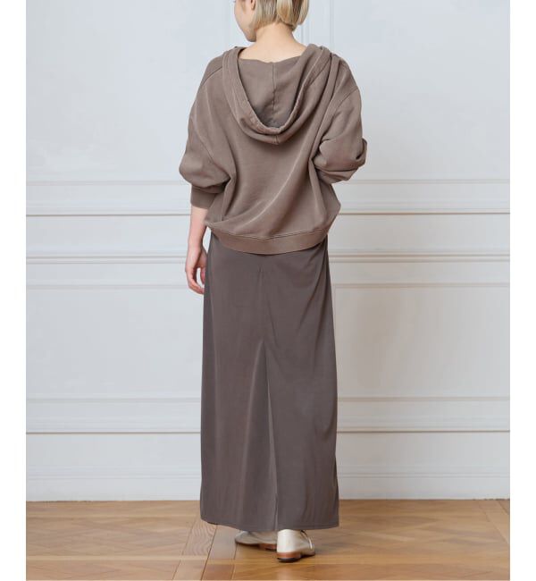 IENA LA BOUCLE「《予約》IENA LA BOUCLE ピグメントバイオジップパーカー」|パーカー|