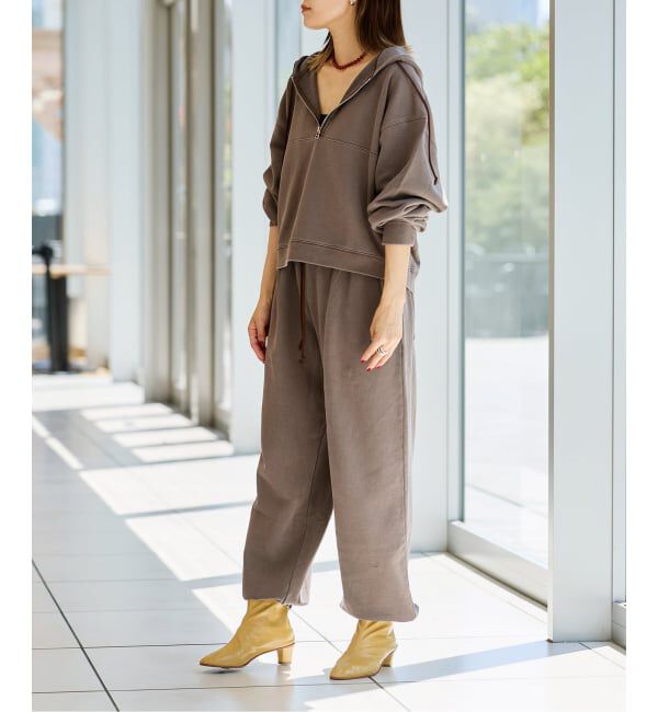 IENA LA BOUCLE「《予約》IENA LA BOUCLE ピグメントバイオジップパーカー」|パーカー|