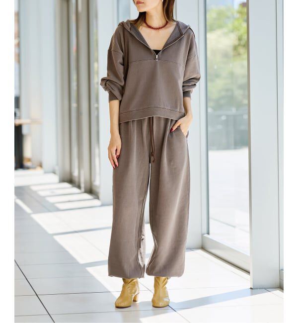 IENA LA BOUCLE「《予約》IENA LA BOUCLE ピグメントバイオジップパーカー」|パーカー|