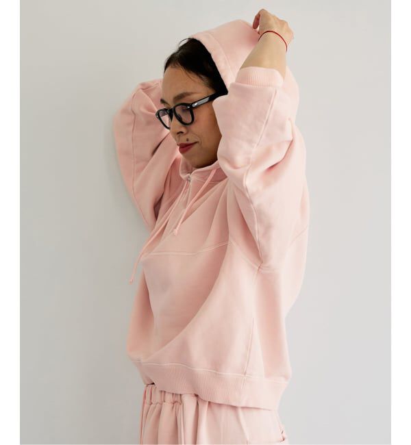 IENA LA BOUCLE「《予約》IENA LA BOUCLE ピグメントバイオジップパーカー」|パーカー|