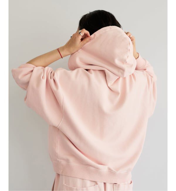 IENA LA BOUCLE「《予約》IENA LA BOUCLE ピグメントバイオジップパーカー」|パーカー|