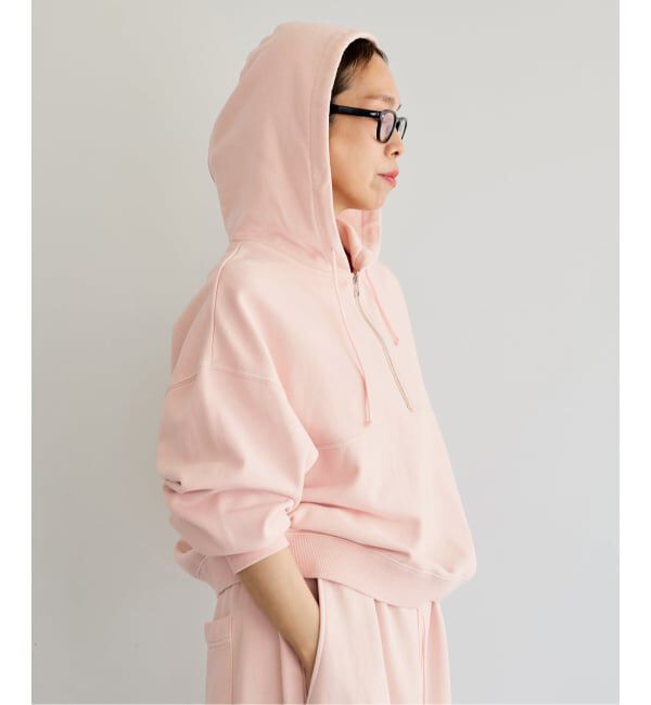 IENA LA BOUCLE「《予約》IENA LA BOUCLE ピグメントバイオジップパーカー」|パーカー|