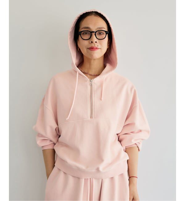 IENA LA BOUCLE「《予約》IENA LA BOUCLE ピグメントバイオジップパーカー」|パーカー|