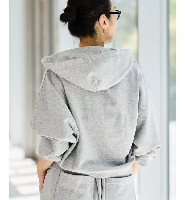 IENA LA BOUCLE「《予約》IENA LA BOUCLE ピグメントバイオジップパーカー」|パーカー|