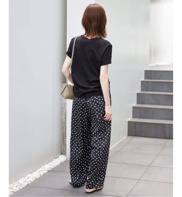 SLOBE IENA「《WEB限定/3サイズ展開/追加》プリントサテンイージーパンツ」|その他|