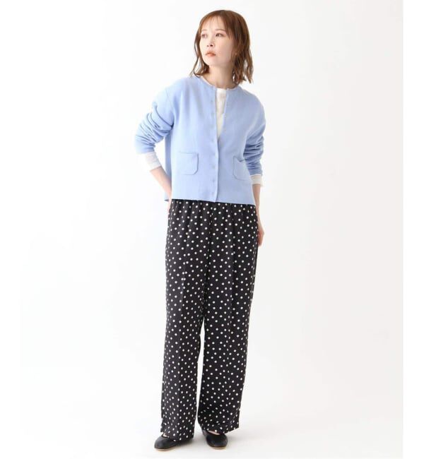 SLOBE IENA「《WEB限定/3サイズ展開/追加》プリントサテンイージーパンツ」|その他|
