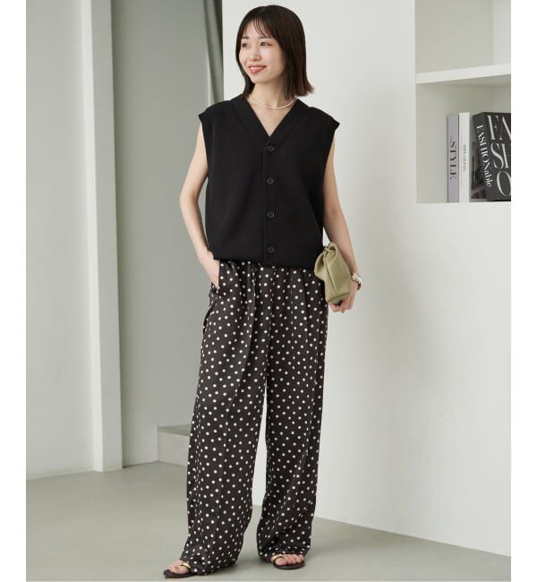 SLOBE IENA「《WEB限定/3サイズ展開/追加》プリントサテンイージーパンツ」|その他|