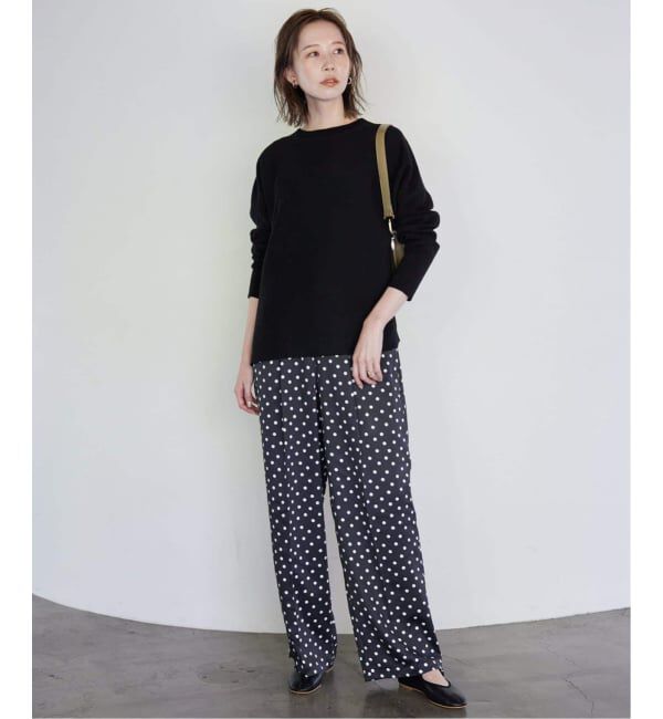 SLOBE IENA「《WEB限定/3サイズ展開/追加》プリントサテンイージーパンツ」|その他|