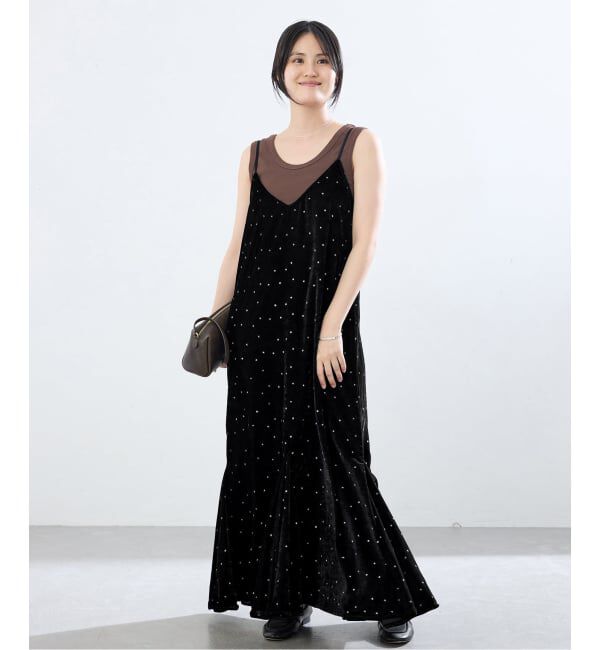 IENA「《予約》COUTURE D'ADAM/クチュールドアダム 別注 Glitter Dress ワンピース」|ワンピース|