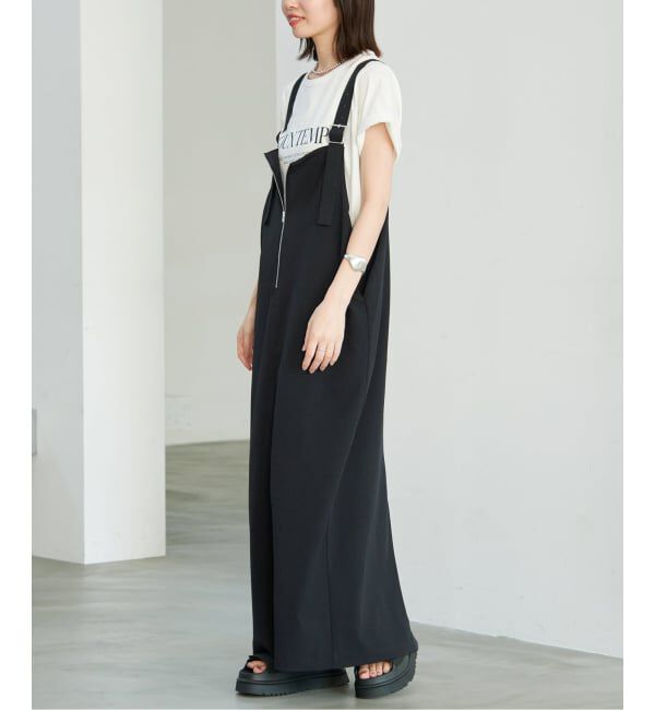 SLOBE IENA「《追加予約》UNIVERSAL OVERALL SLOBE別注 ジャンパースカート」|ワンピース|