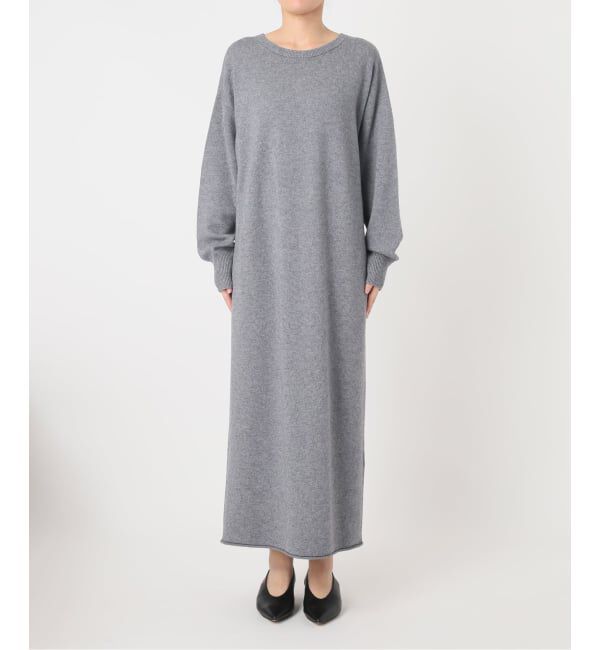SLOBE IENA「《シリーズあり/予約》ウォッシャブルスムースニットワンピース」|ワンピース|