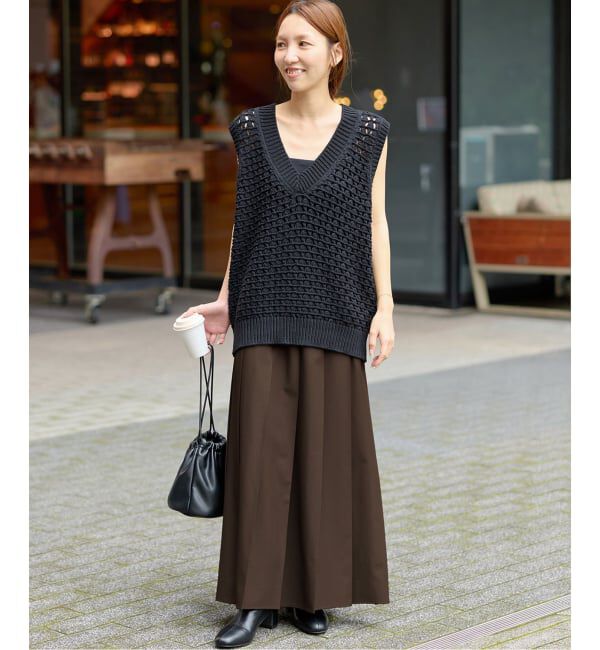 JOURNAL STANDARD relume「《追加》ワイドプリーツイージースカート」|スカート|