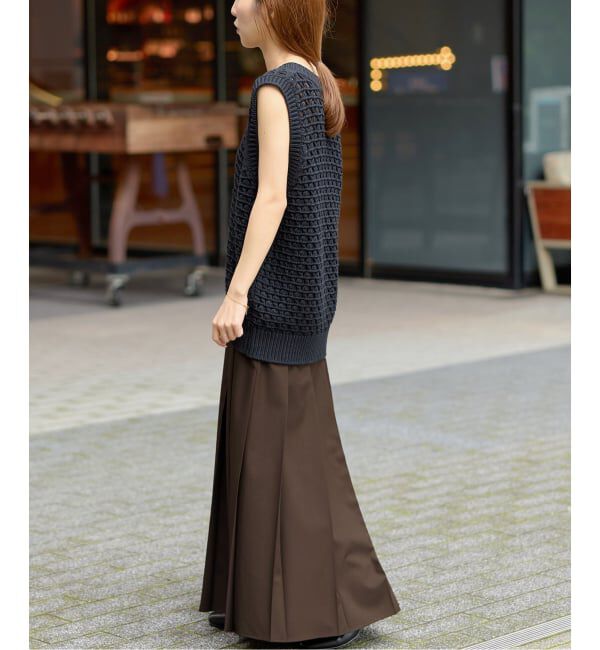 JOURNAL STANDARD relume「《追加》ワイドプリーツイージースカート」|スカート|