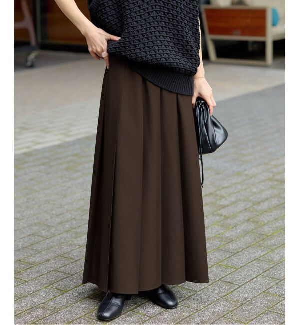 JOURNAL STANDARD relume「《追加》ワイドプリーツイージースカート」|スカート|