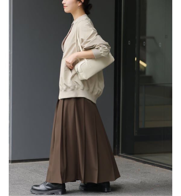 JOURNAL STANDARD relume「《追加》ワイドプリーツイージースカート」|スカート|