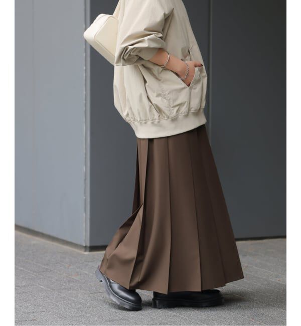 JOURNAL STANDARD relume「《追加》ワイドプリーツイージースカート」|スカート|