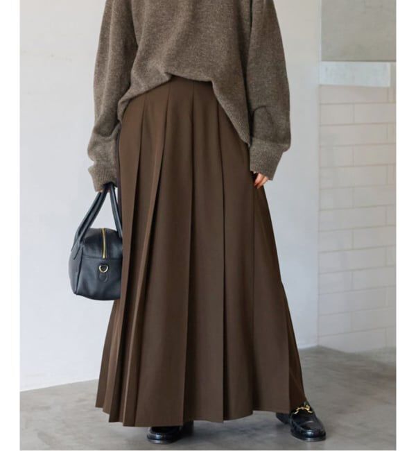 JOURNAL STANDARD relume「《追加》ワイドプリーツイージースカート」|スカート|