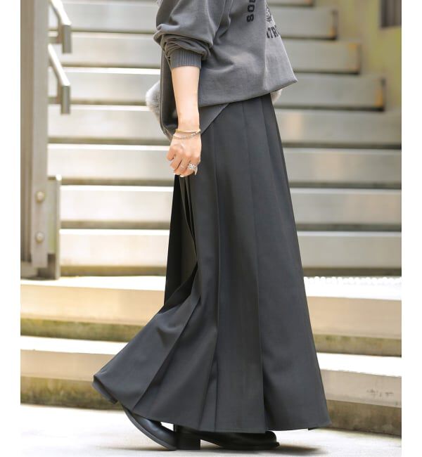 JOURNAL STANDARD relume「《追加》ワイドプリーツイージースカート」|スカート|