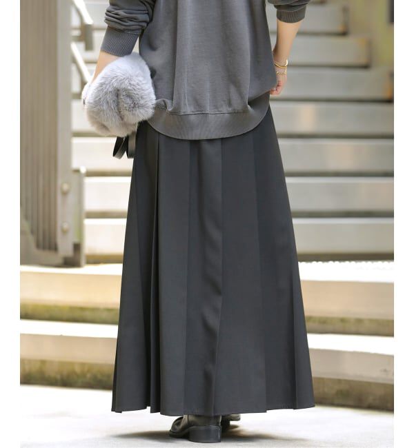 JOURNAL STANDARD relume「《追加》ワイドプリーツイージースカート」|スカート|