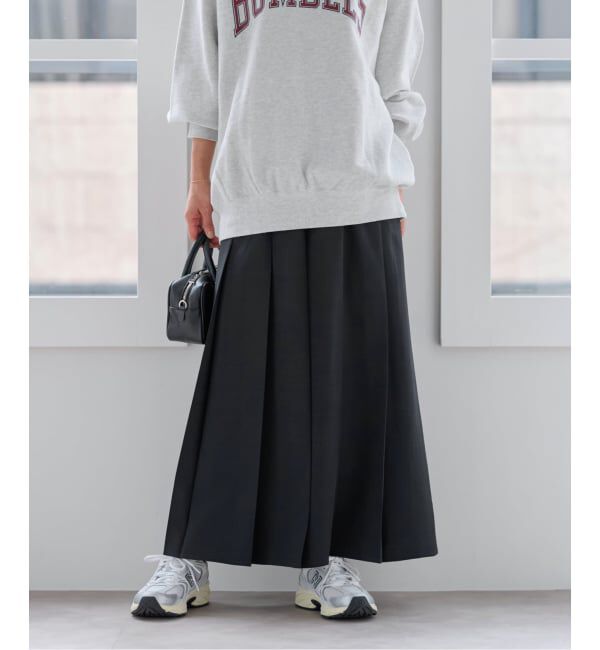 JOURNAL STANDARD relume「《追加》ワイドプリーツイージースカート」|スカート|