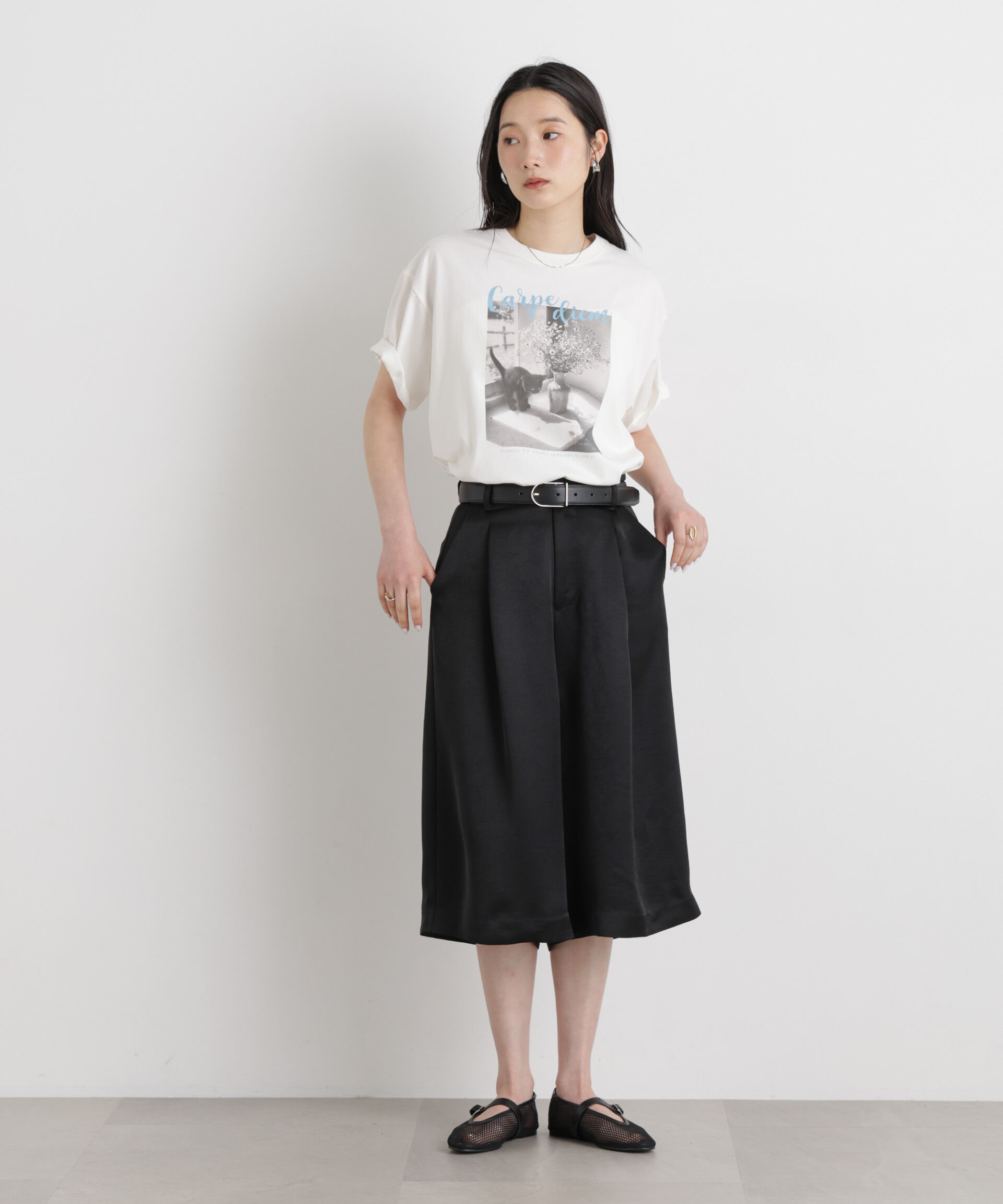 NANO universe「MINERALTEX(TM)フォトプリントTシャツ」|Tシャツ・カットソー|