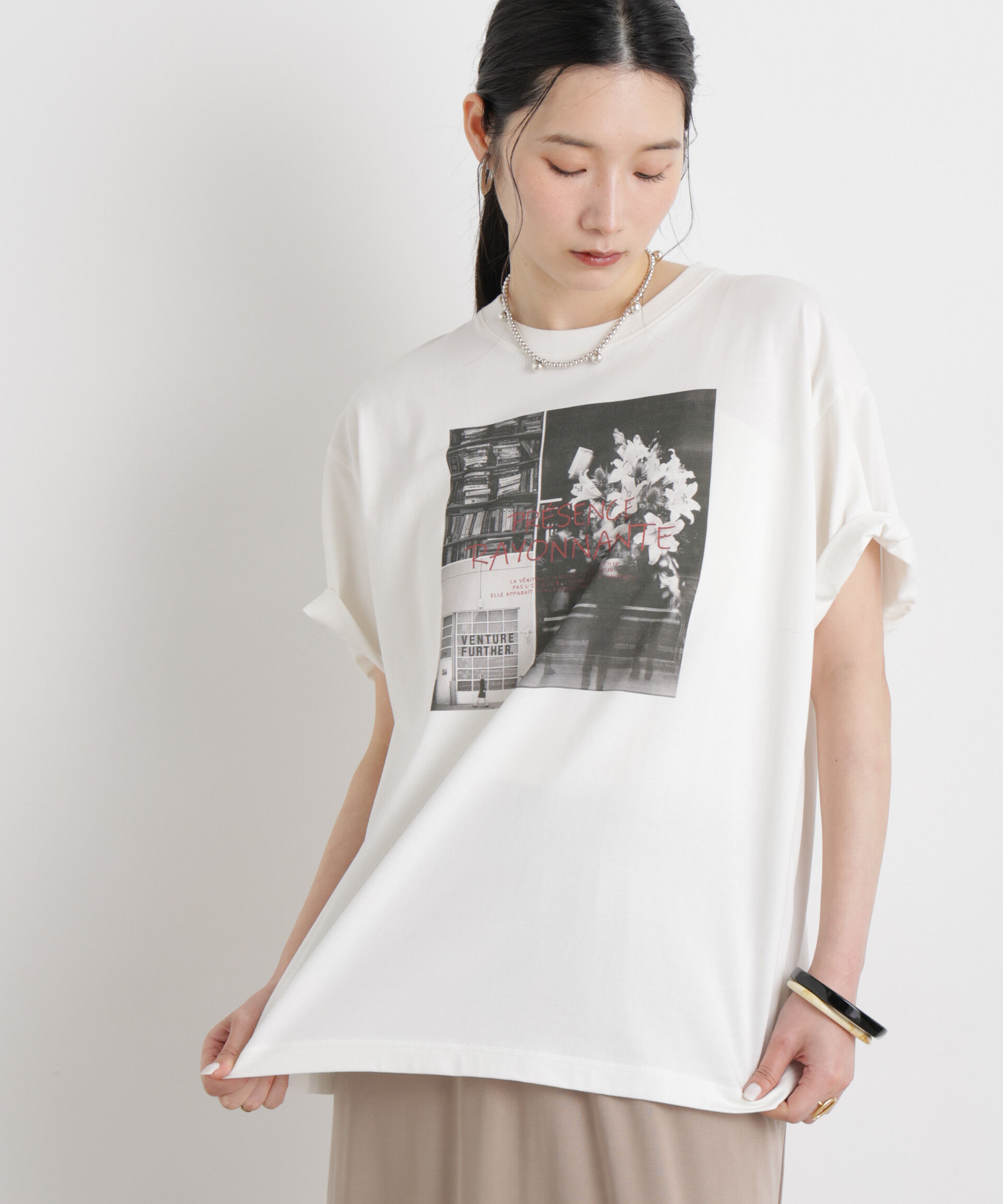 NANO universe「MINERALTEX(TM)フォトプリントTシャツ」|Tシャツ・カットソー|パターン21
