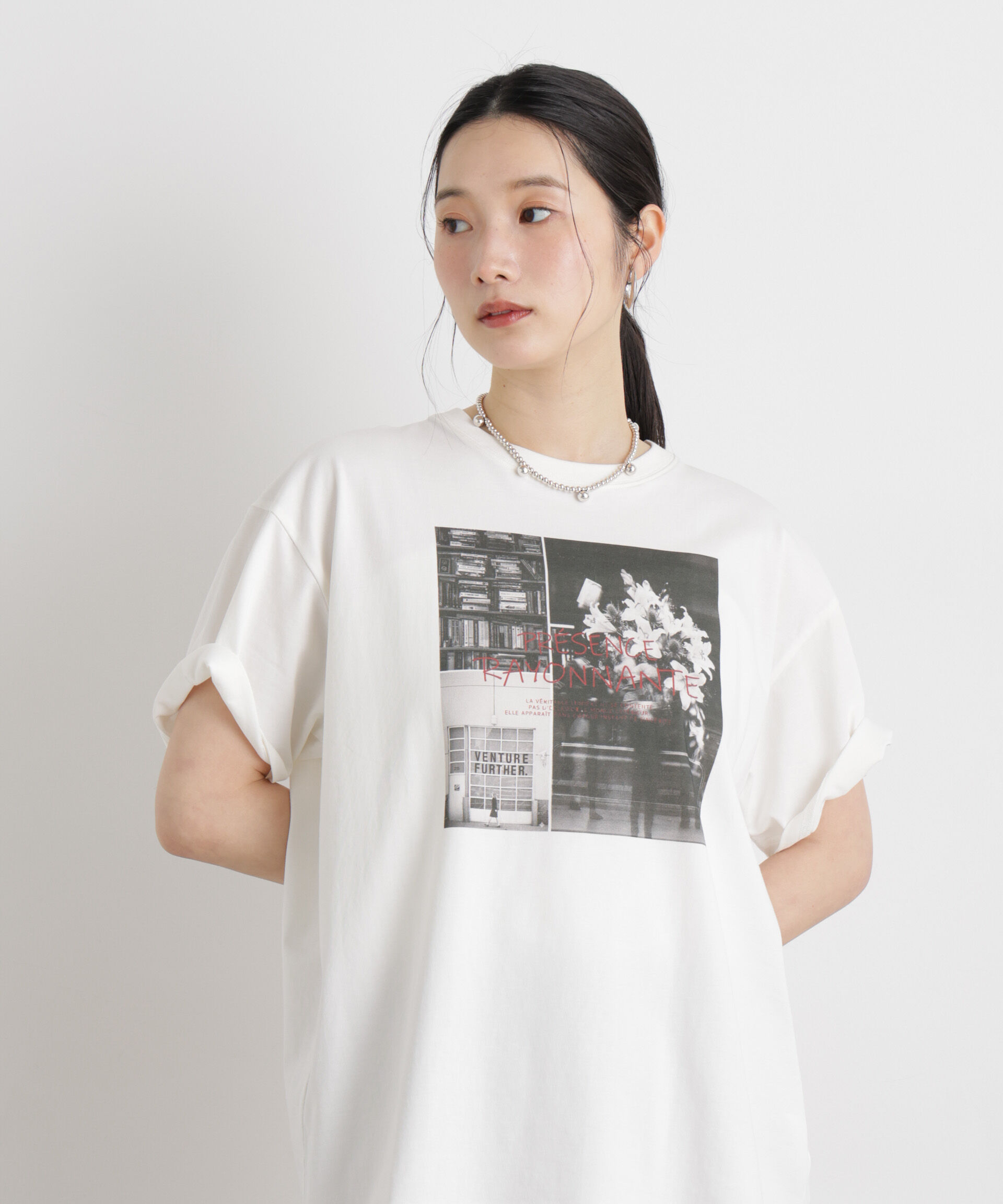 NANO universe「MINERALTEX(TM)フォトプリントTシャツ」|Tシャツ・カットソー|