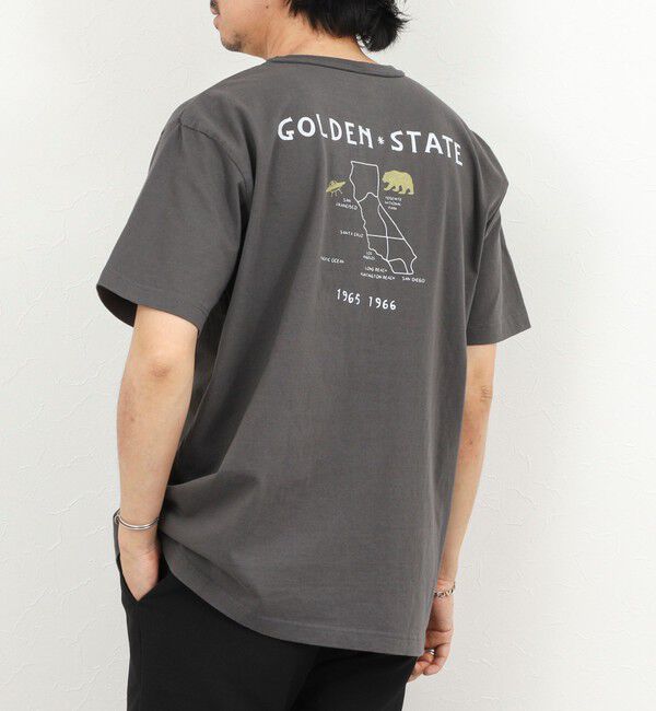 NOLLEY'S goodman「【BARNS OUTFITTERS】別注 MAP GOLDEN STATE プリントTシャツ 26SS」|Tシャツ・カットソー|