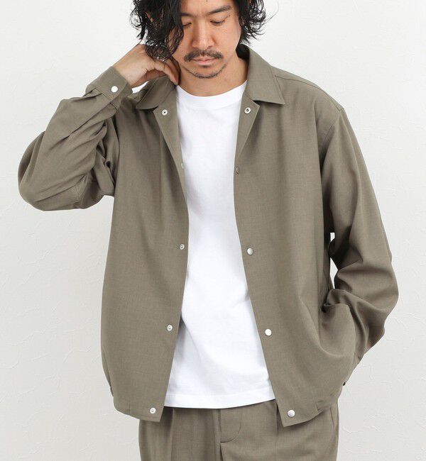 NOLLEY'S goodman「《セットアップ対応》Reflax コーチジャケット 26SS」|ブルゾン・スタジャン|オリーブ