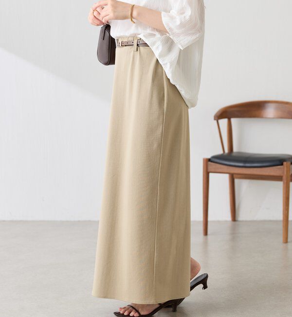 「【SALE ITEMに追加！/人気シリーズ】トリコットIラインスカート」|スカート|