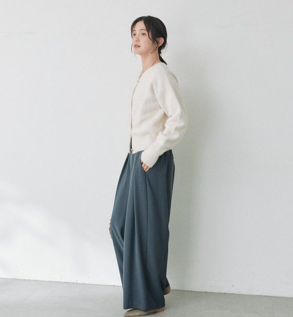  「ヘアリーヤーン2wayカーディガン」|カーディガン|