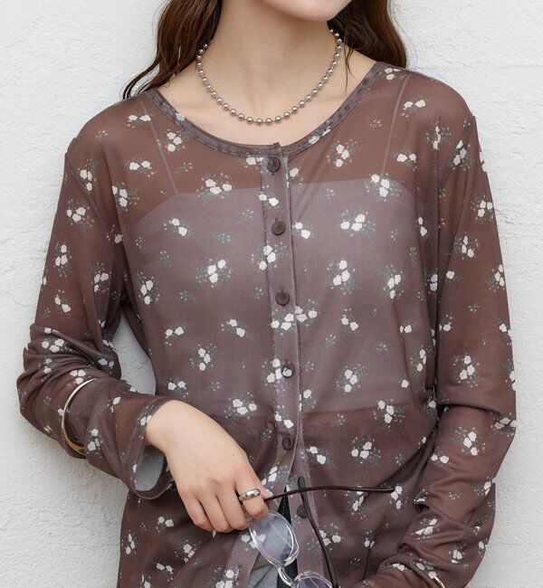  「フラワーチュール2WAYロンT」|Tシャツ・カットソー|