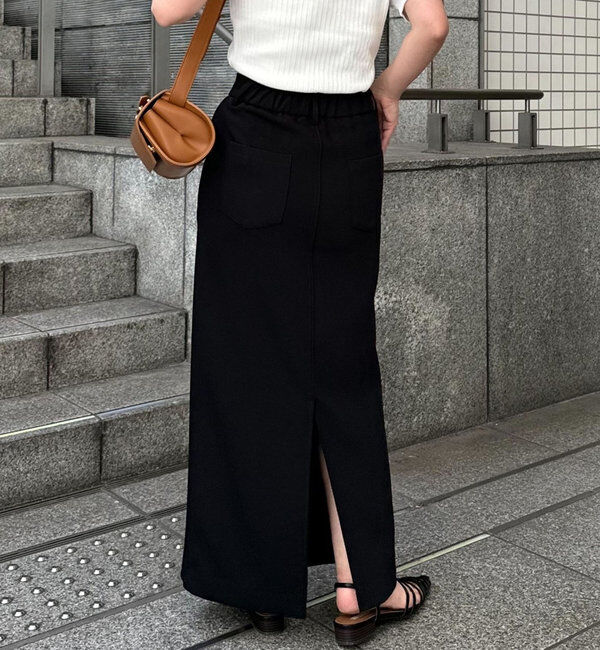  「【累計1万枚突破/全骨格◎/低身長サイズ】マキシIラインスカート」|スカート|