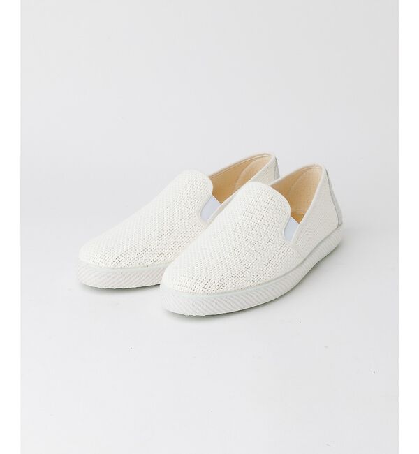 alfredoBANNISTER「【26S/S berevere別注】エラスティック サマースリッポン」|スニーカー|ホワイト