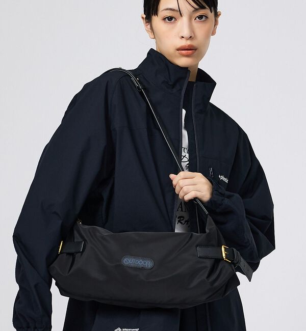 Rouge vif「【OUTDOOR PRODUCTS / アウトドアプロダクツ】バックルベルト シ」|ショルダー・メッセンジャー|ブラック