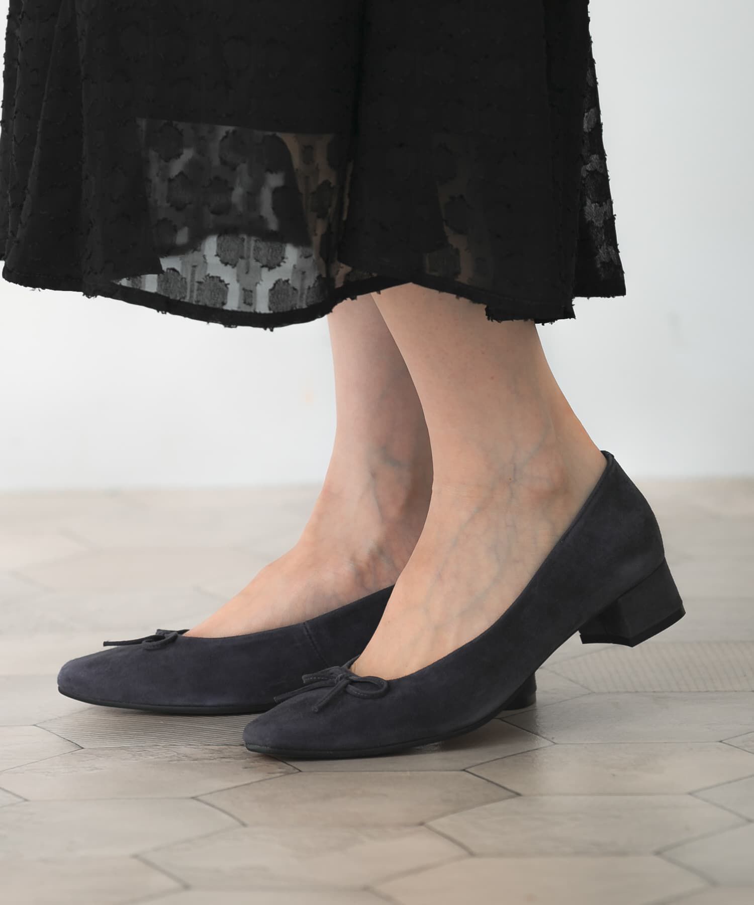 URBAN RESEARCH ROSSO「シープスエードバレエシューズ」|バレエシューズ|