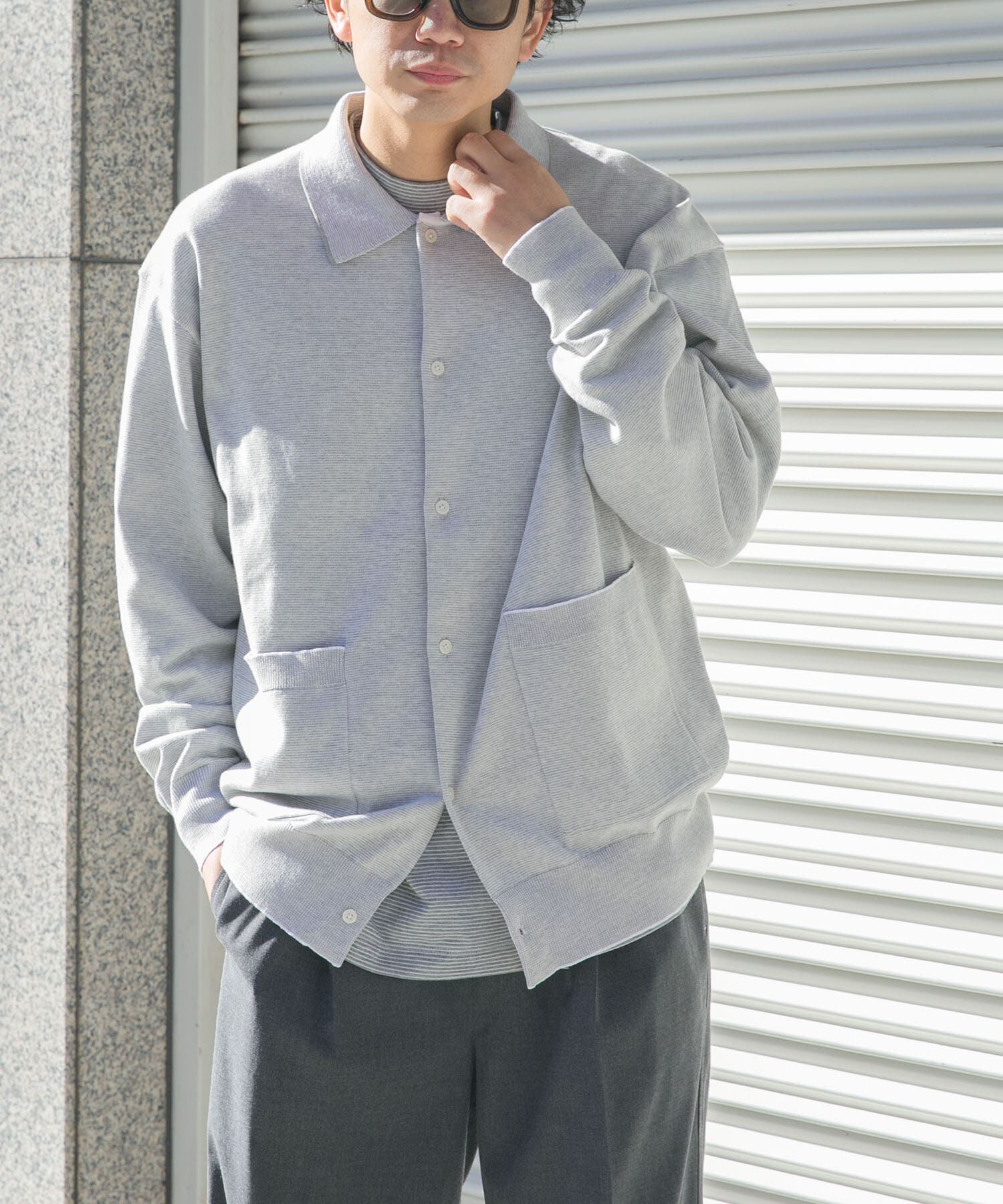 URBAN RESEARCH DOORS「FORK&SPOON　ニットポロカーディガン」|カーディガン|その他2