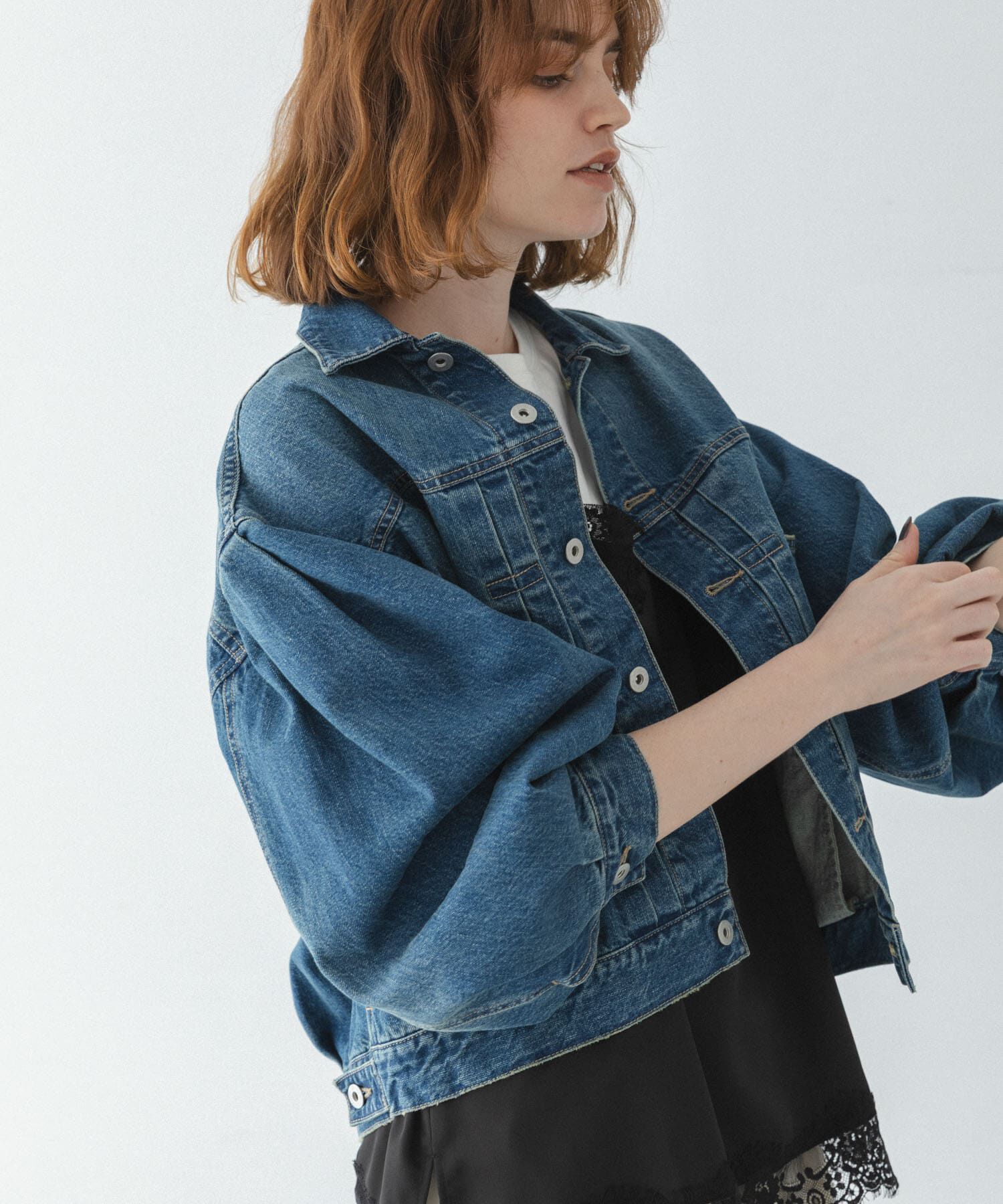 Sonny Label 「バルーンスリーブデニムジャケット」|デニムジャケット|