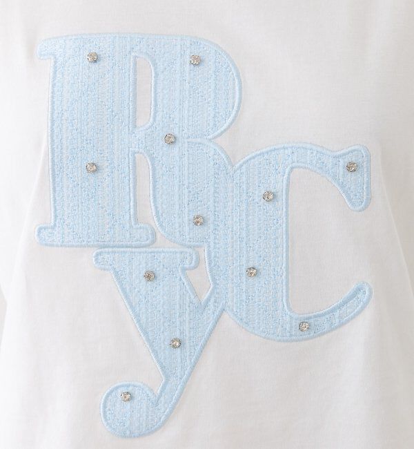  「ビジュー付きロゴアソートサスティナブルTシャツ」|プルオーバー|