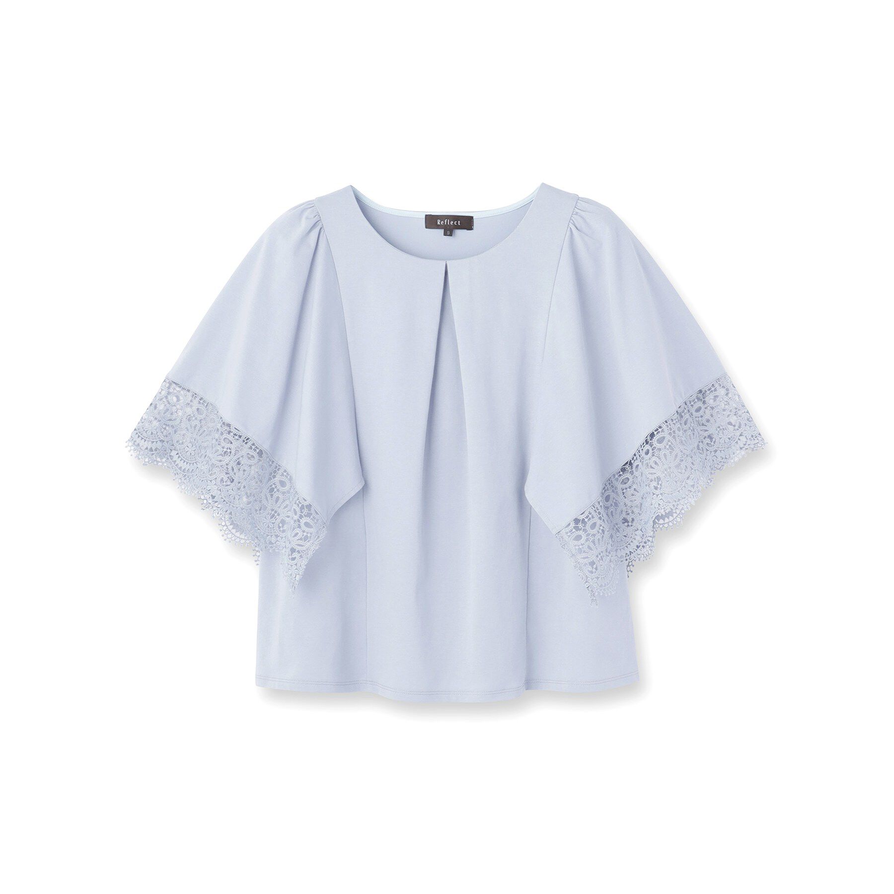 Reflect「【UVカット／接触冷感】レーススリーブジャージカットソー」|Tシャツ・カットソー|