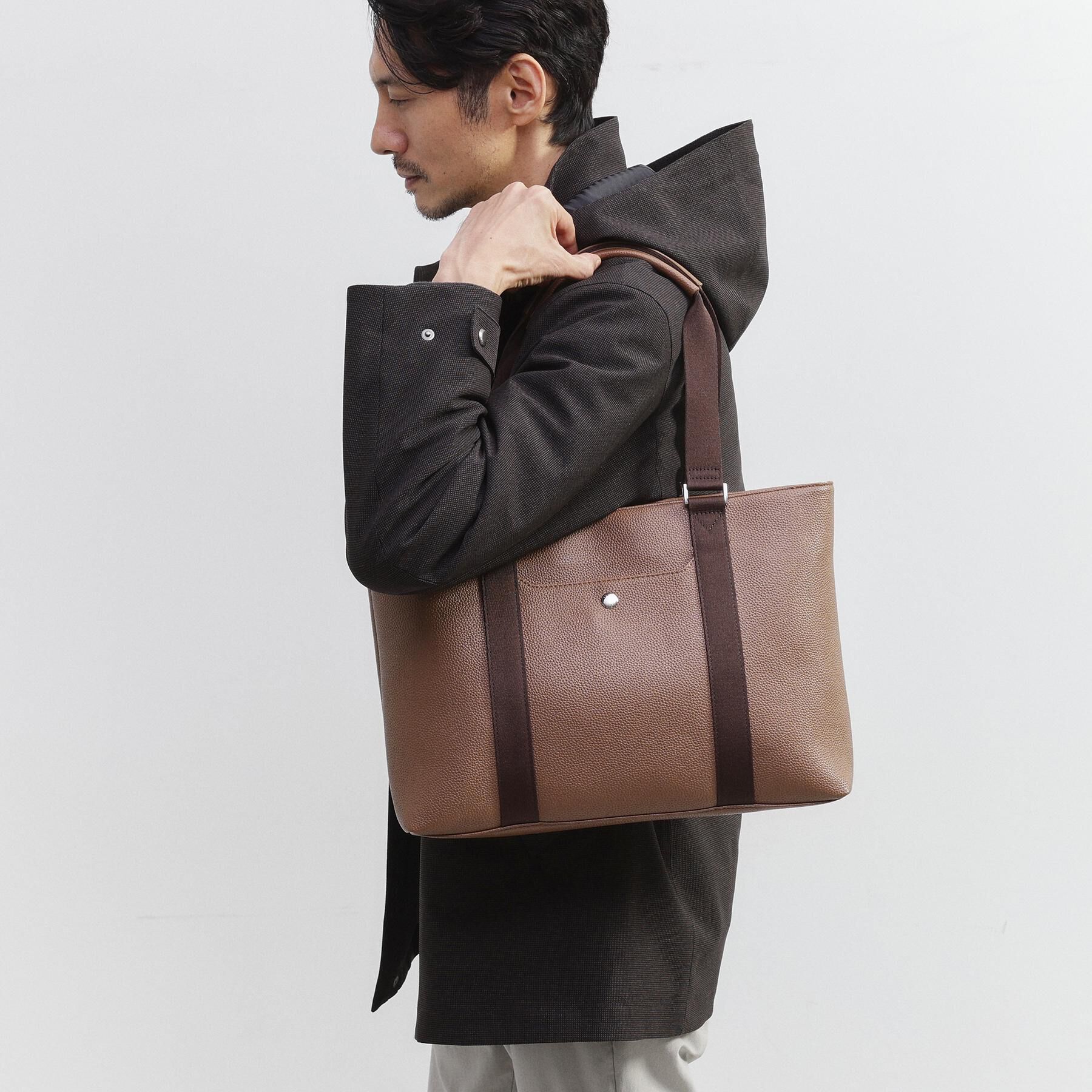 TAKEO KIKUCHI「【丁度いいサイズ感】シュリンクトートバック」|トートバッグ|