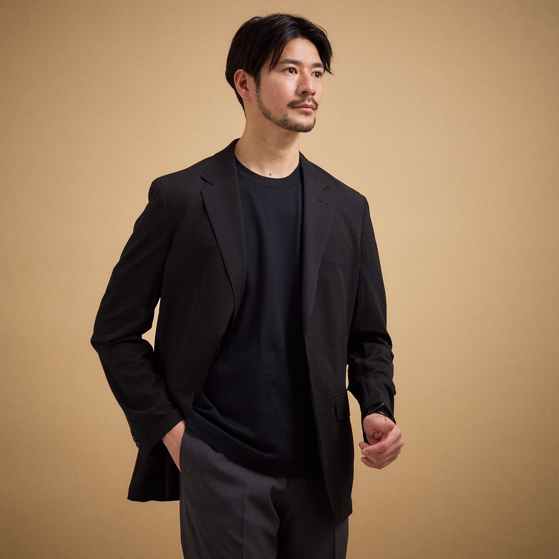 TAKEO KIKUCHI「【抗菌防臭】コットンテーラードTシャツ」|Tシャツ・カットソー|
