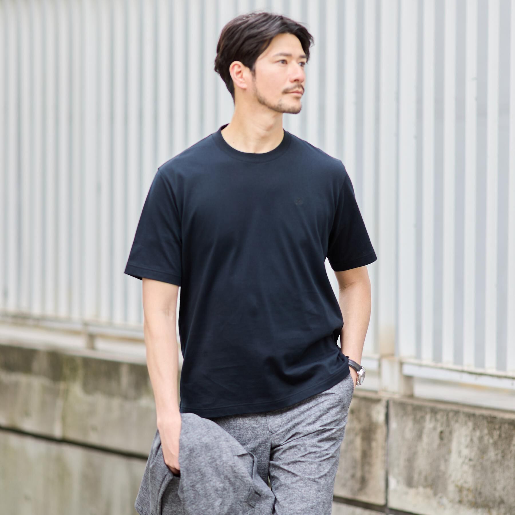 TAKEO KIKUCHI「【抗菌防臭】コットンテーラードTシャツ」|Tシャツ・カットソー|