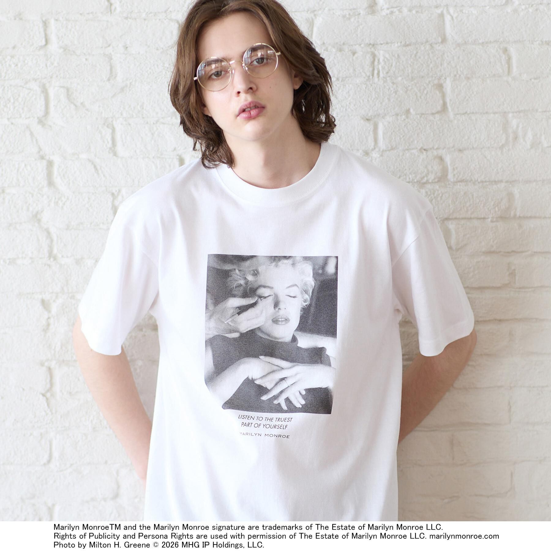 TAKEO KIKUCHI「【別注】マリリン・モンロー/フォトTシャツ」|Tシャツ・カットソー|