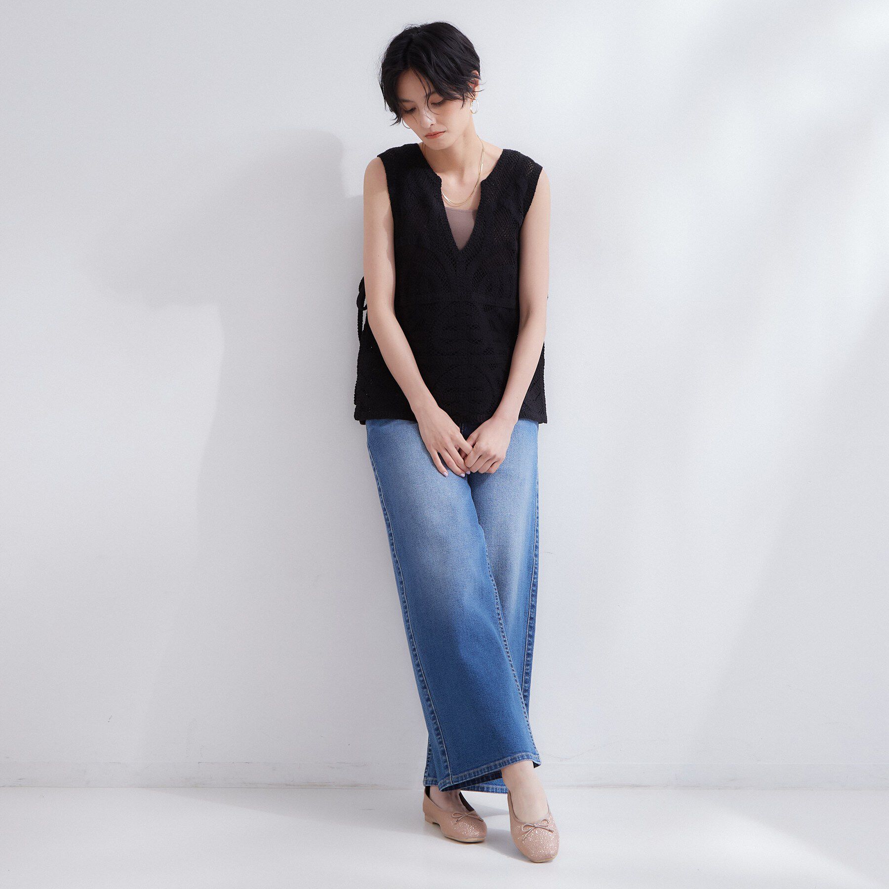 OPAQUE.CLIP「【低反発クッション】名品フラットバレエシューズ」|その他|