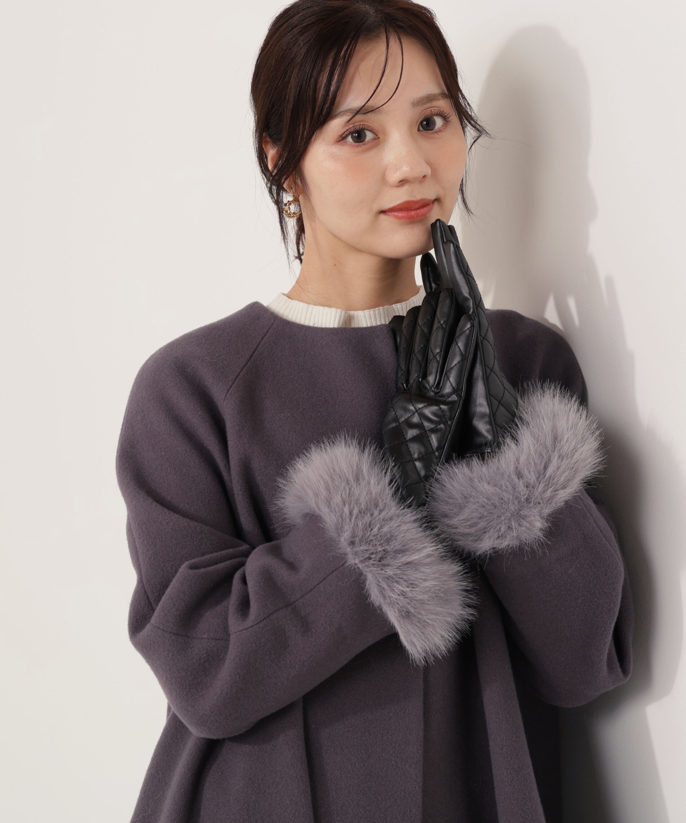 PROPORTION BODY DRESSING「キルティンググローブ」|その他|ブラック