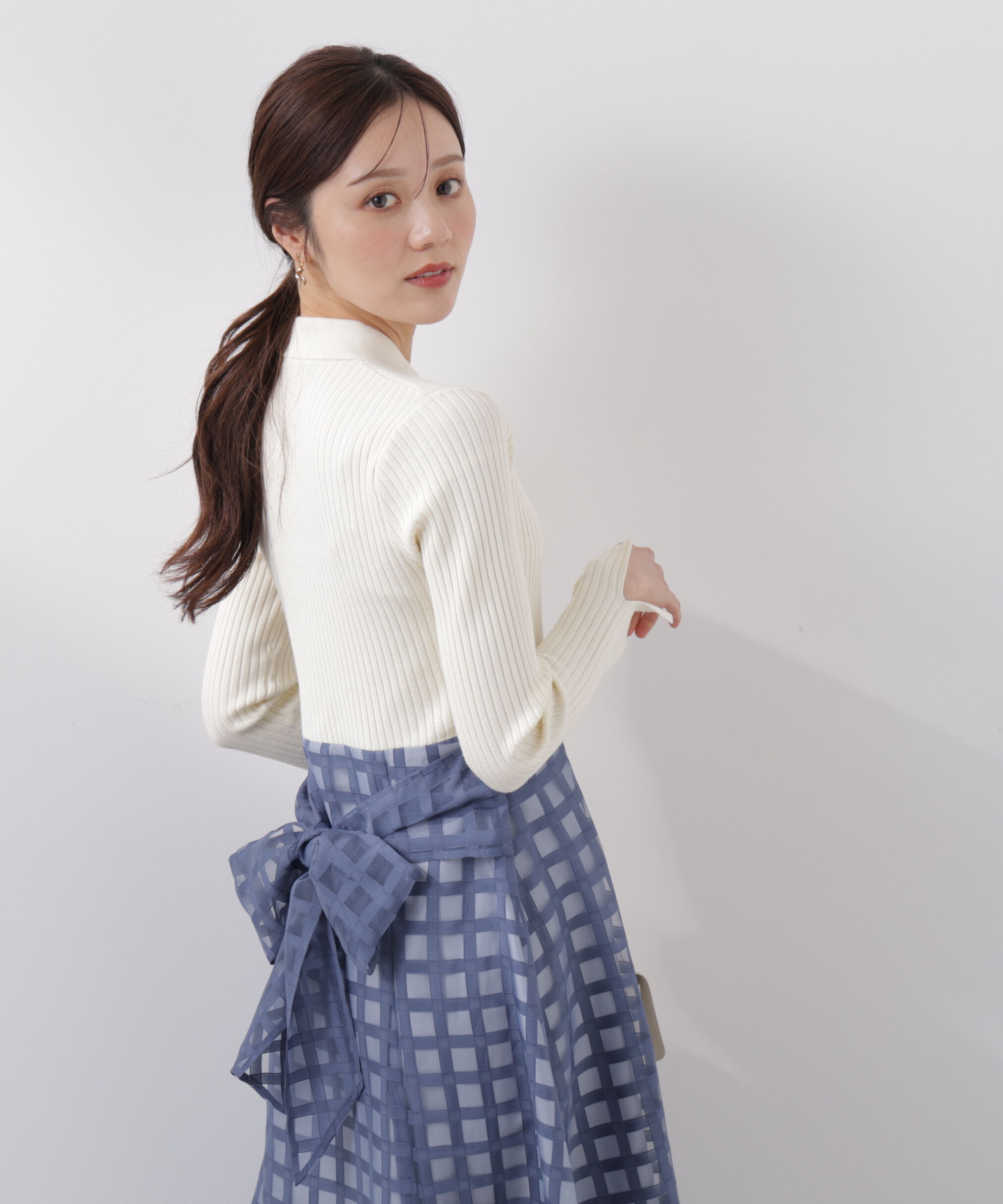PROPORTION BODY DRESSING「ポロカラーニットワンピース　26SS」|ワンピース|