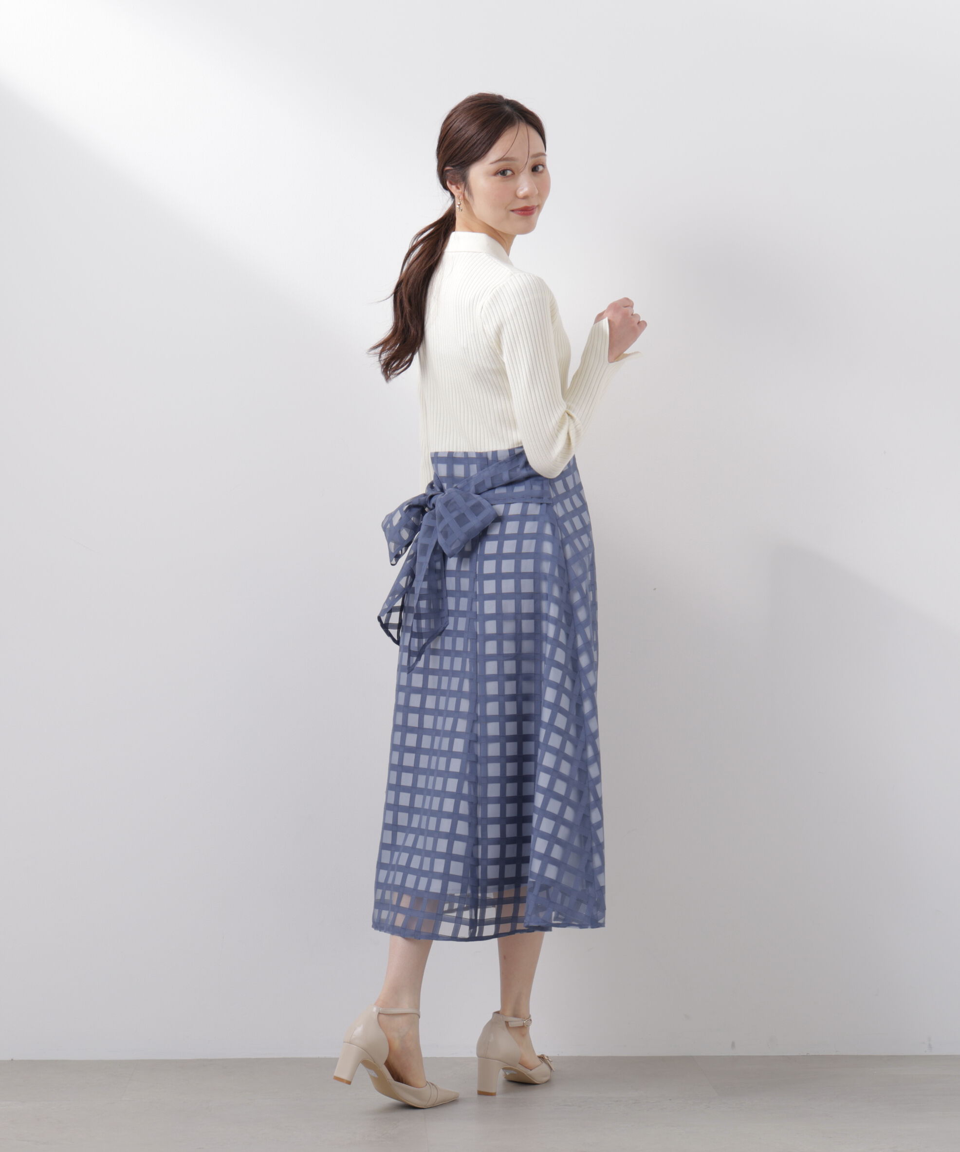 PROPORTION BODY DRESSING「ポロカラーニットワンピース　26SS」|ワンピース|